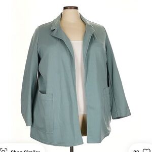 Athleta Women's Eastbound Seafoam Green Blazer